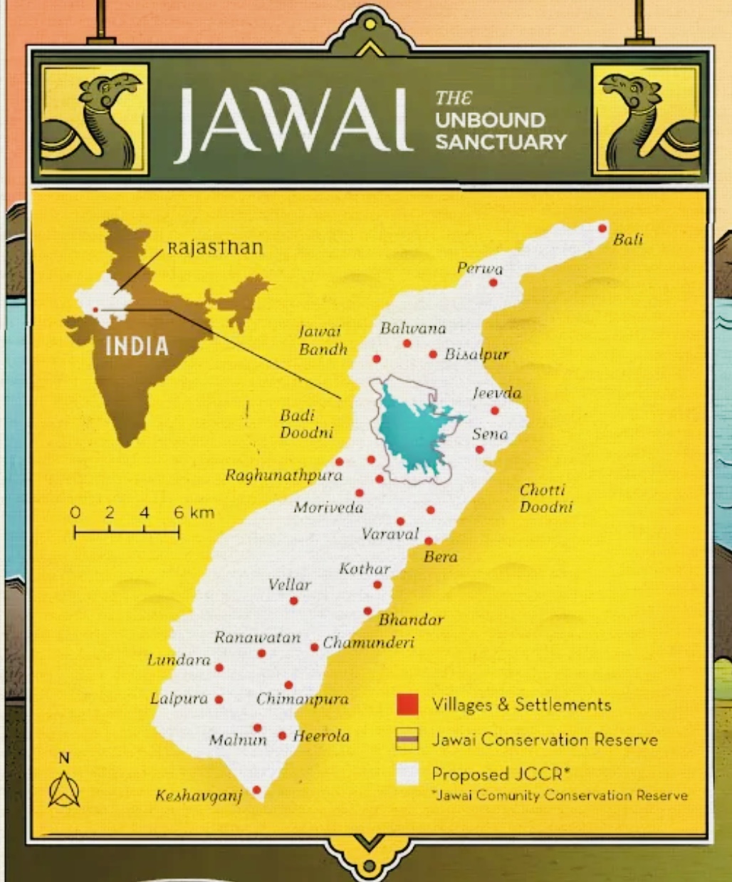 Jawai Map